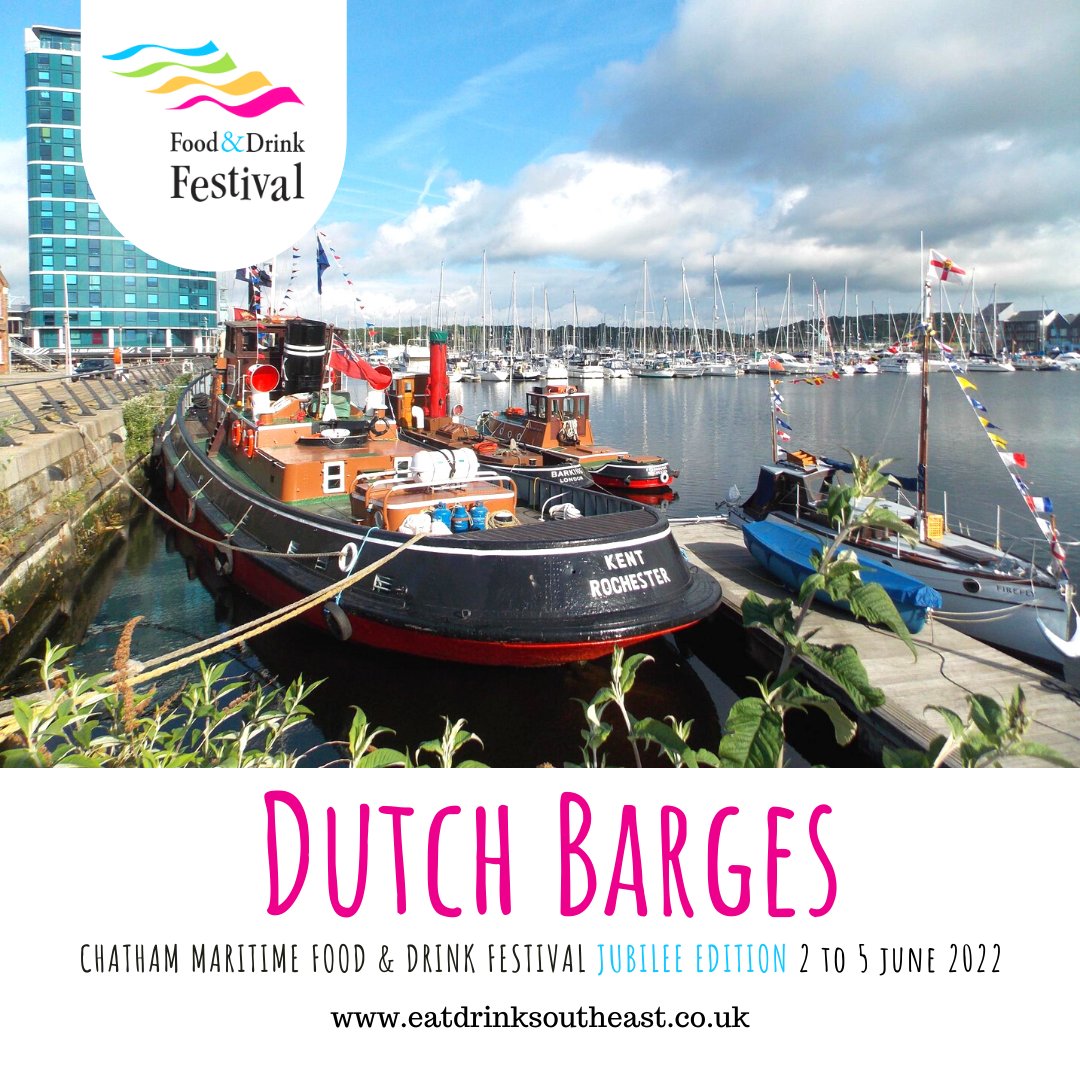 ⚓ We'll be celebrating Chatham's maritime history all weekend- from Thursday 2nd June to Sunday 5th June. Don't miss the Dutch barges and historic tug boats that will be visiting the town.
#chatham #kent #freedaysoutinkent #chathammusic #kentmusic