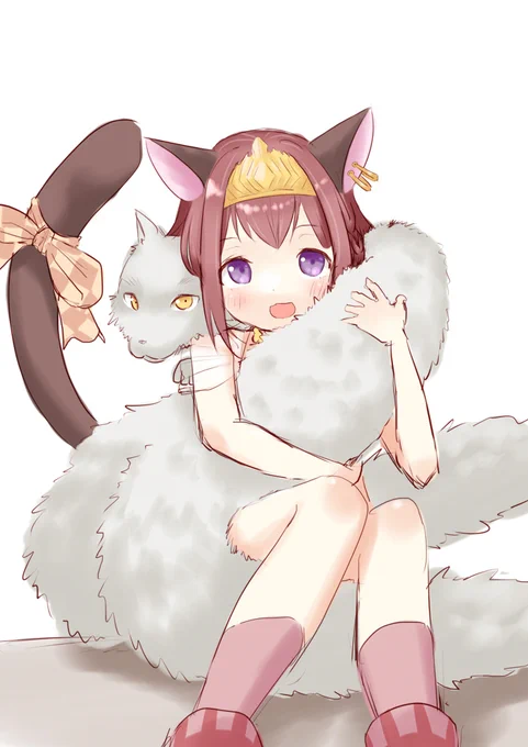 オンボノも結構もふもふしてね?#式姫お絵かき60分一本勝負 
