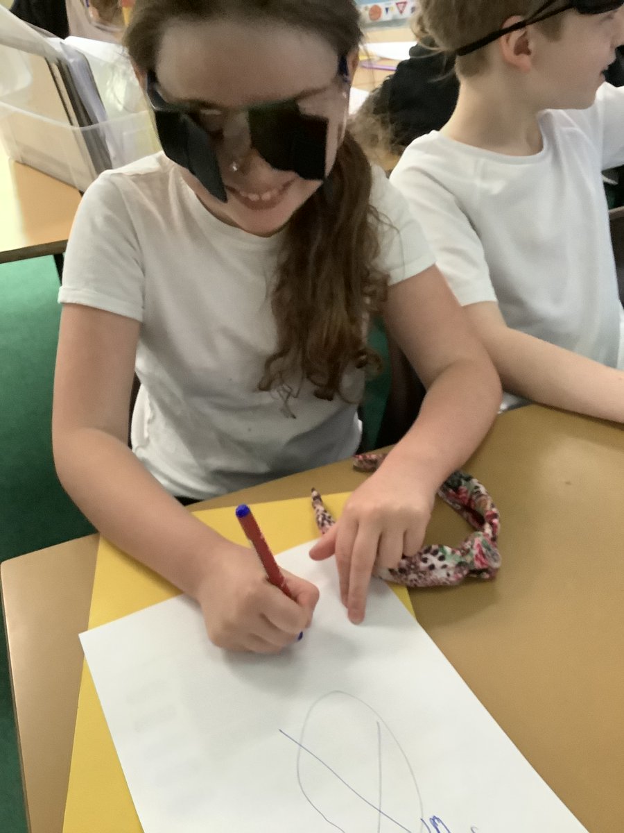 StChadsCE's tweet photo. An interesting visit from the visual impairment team today, who gave pupils an appreciation of living with a visual impairment. #visualimpairment #simspecs https://t.co/YaCyKQQ8nA