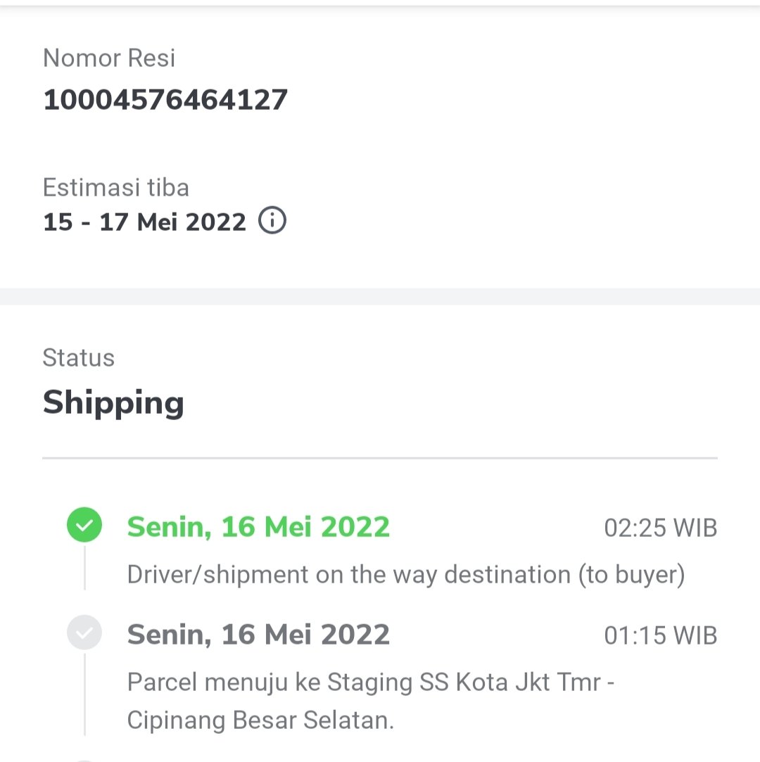 thomaswindu's tweet photo. Malam @anteraja_id . Resi 10004576464127 kapan bisa saya terima barangnya?. https://t.co/4oKBCMBpR4