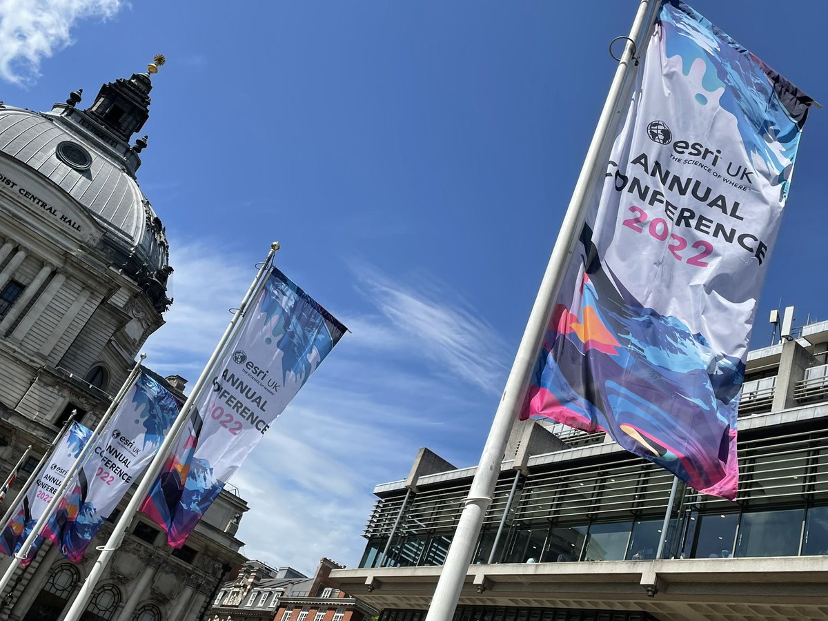 Great day <a href="/esriuk/">Esri UK</a> AC - first conference since 2019 - great to catch up with some old faces…so who’s at @DigiConWeek tomorrow? See you on stand DD10.. #EsriUKAC #DCW2022 #digitalconstructionweek