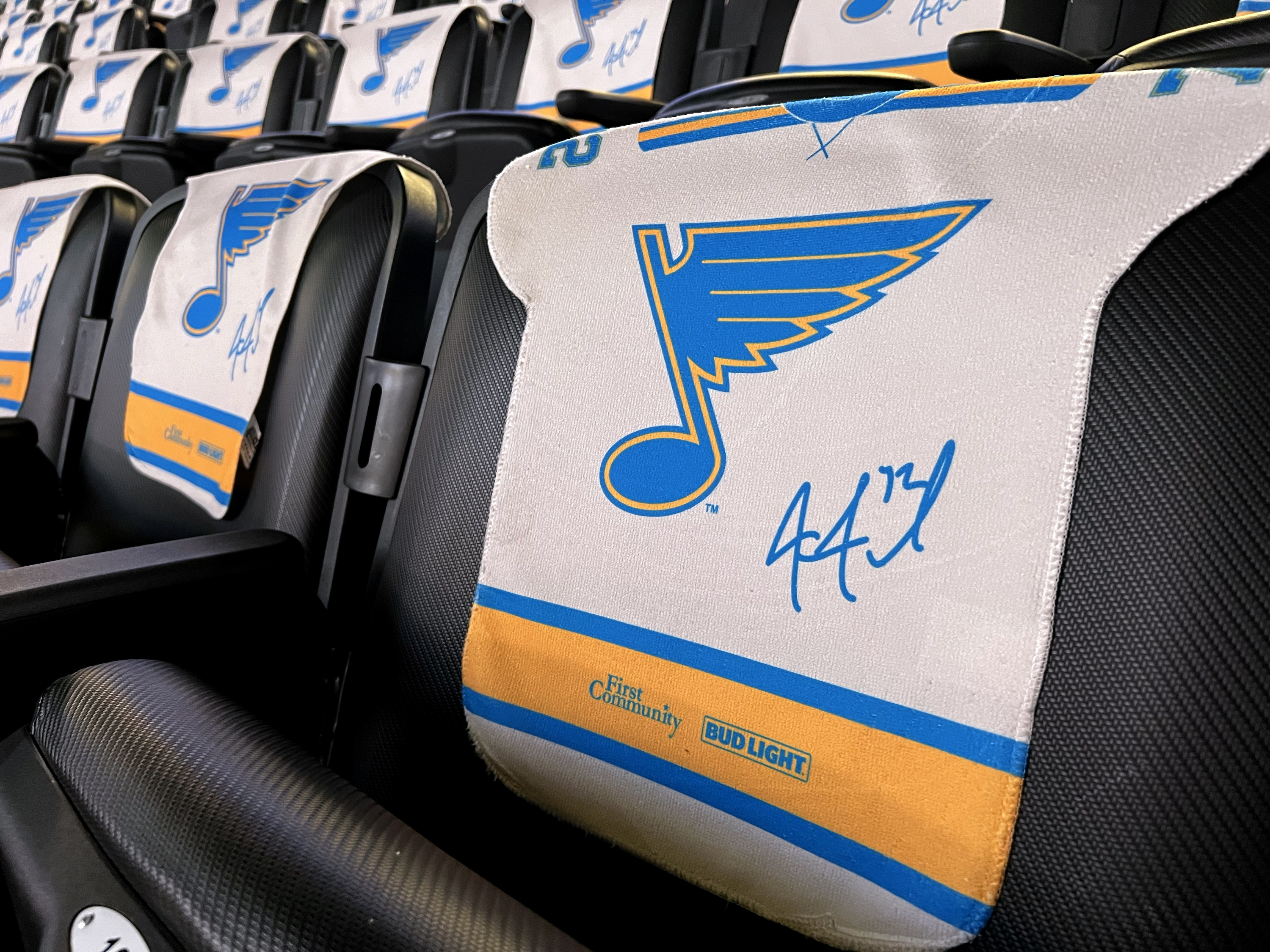 St. Louis Blues We All Bleed Blue Rally Towel - St. Louis Sports Shop
