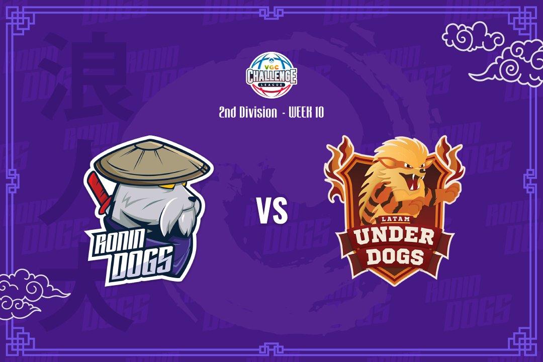 eRoninDogs's tweet photo. En la semana 10 de la VCL de @DesafioLatamVGC nos enfrentamos contra @Underdogs_Pk 
Una semana que promete buenos combates llenos de emociones.
Estamos listo para los retos de esta odisea competitiva
#Ronindogs #PokemonSwordShield https://t.co/tsCom1RjvF