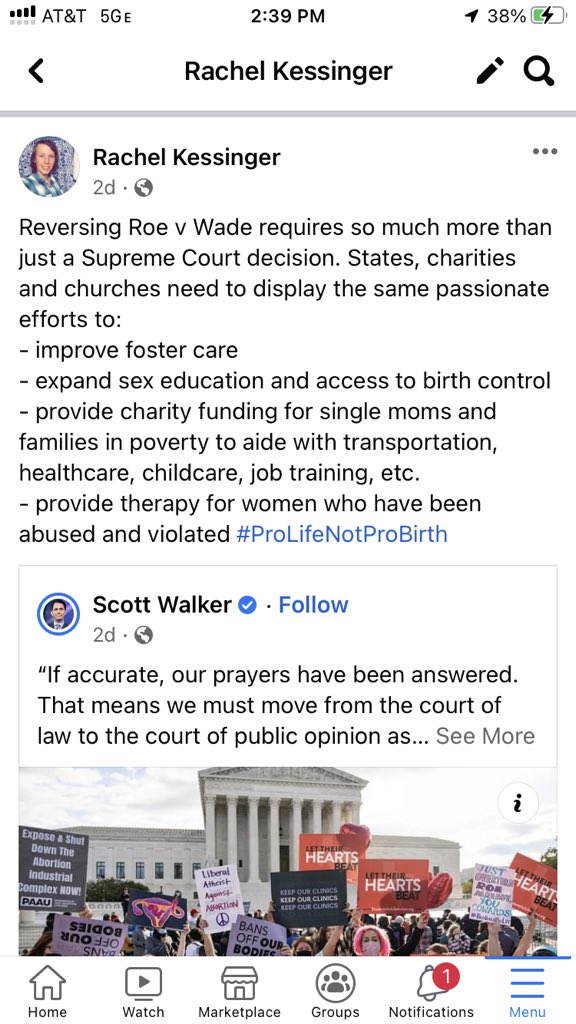 DCsoapfan's tweet image. Here is a screenshot of my FB post from the other day! #ProLifeNotProBirth