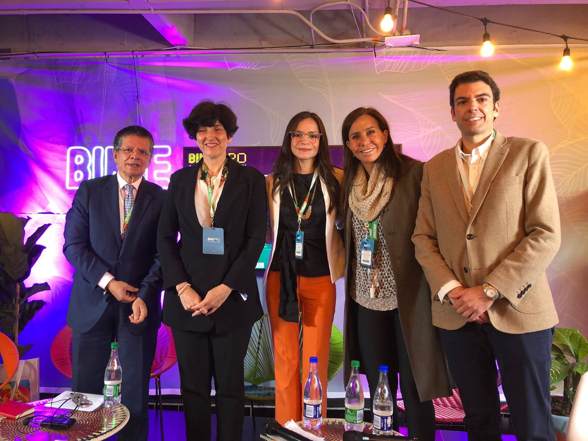 Finaliza el panel “Los derechos de los artistas en el punto de mira: la importancia de la gestión colectiva” que ha ofrecido AIE en #BIMEBogota @BIMEpro y por aquí dejamos algunas de los interesantes mensajes que han salido durante el mismo