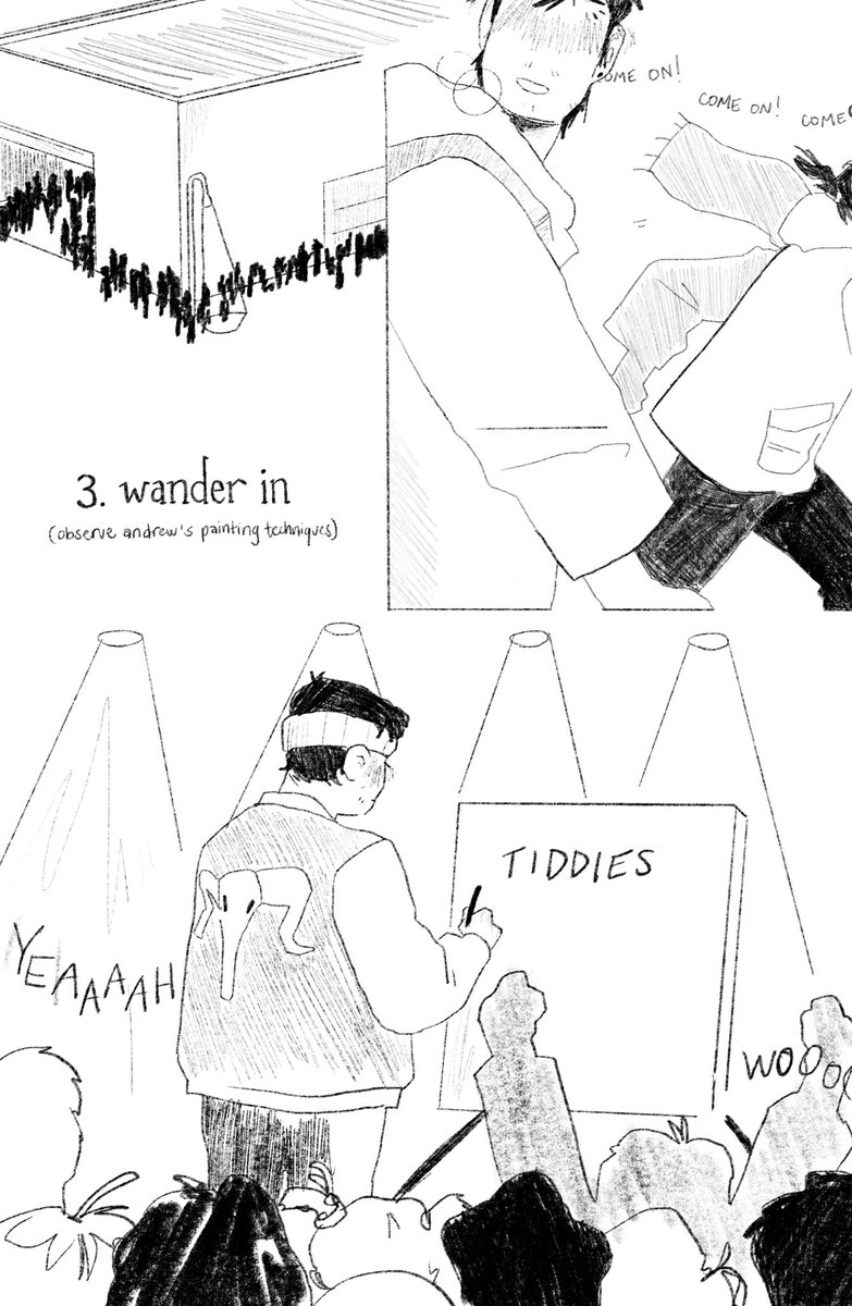 a zine about waiting in line at a car seat headrest concert (brooklyn show) 