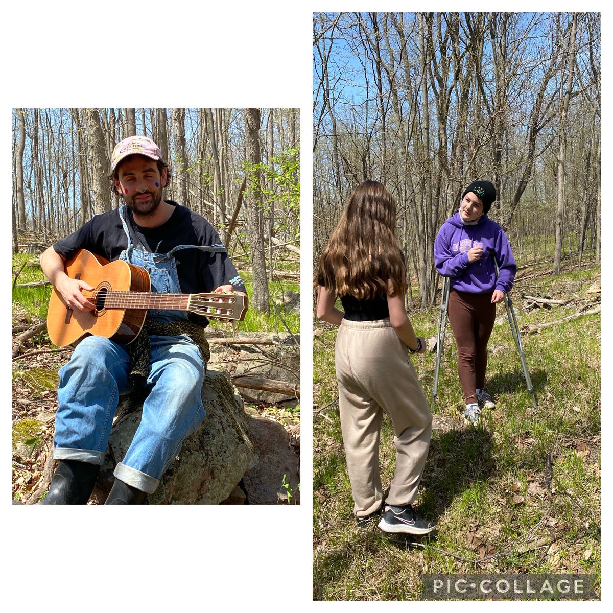Mère Nature et Père Nature ruling over game of #survival #natureschool <a href="/gouldlake_LDSB/">@gouldlake_LDSB</a> @JRHenPS_LDSB