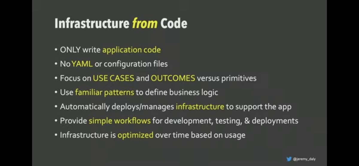 swyx's tweet photo. Self Provisioning Runtimes was on both the @ServerlessChats podcast and @jeremy_daly’s @ServerlessPark keynote this morning!

Keynote: https://t.co/vntYXvskGL

Podcast: https://t.co/5l17IoFcNg
