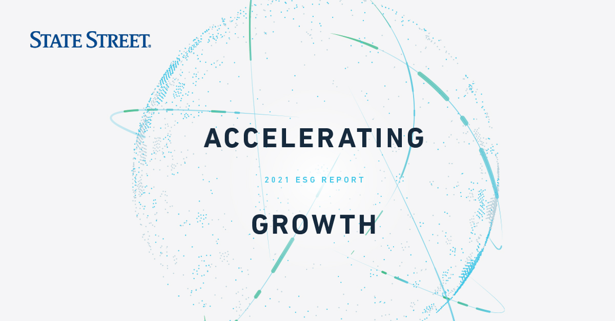 StateStreet's tweet photo. From incorporating #climaterisk mitigation in our business practices to improving #DEI and contributing to local communities, we are working toward a more resilient, sustainable and inclusive future. Read our annual #ESG Report to learn more. https://t.co/KlYf7Vzusl https://t.co/bR4gTcnMFx