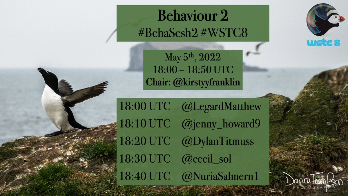 kirstyyfranklin's tweet photo. Welcome to the last session of #WSTC8 – Behaviour 2! We have 5 presenters lined up for you - @LegardMatthew @jenny_howard9 @DylanTitmuss @cecil_sol &amp; @NuriaSalmern1.
Please remember to use #WSTC8 #BehaSesh2 for questions/comments at the end of each presentation. 🙏 https://t.co/3PCQFf2IT2