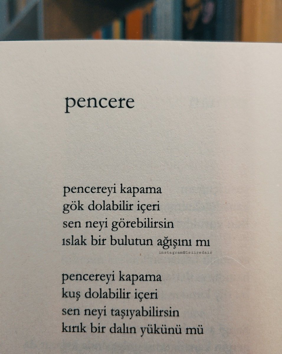 1siiredair's tweet photo. Pencereyi kapama 
Gök dolabilir içeri

Arkadaş Z. Özger https://t.co/i2nHvXqdhl