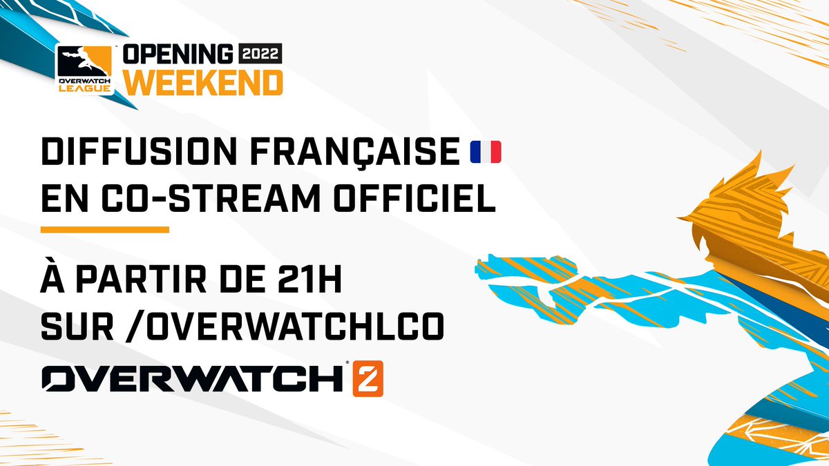 OWCavalryFR's tweet image. Nous diffuserons l'#OWL2022 du 5 au 8 mai 🔥

En attendant le retour du cast officiel français, nous vous proposons de suivre la compétition et les premiers matchs professionnels sur Overwatch 2 via notre co-stream officiel sur youtube.com/watch?v=kCAJz-…