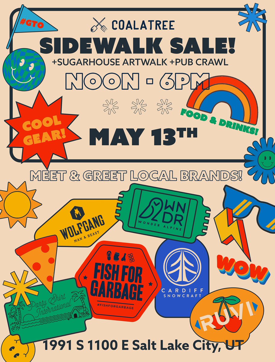 Come hangout with all of us on Friday the 13th! 🎉

If you are close to SLC and want to enjoy a fun night with food, beers, and meeting your favorite local brands. See you all there!

@cardiffsnowcraft 
<a href="/wndr_alpine/">WNDR Alpine</a> 
<a href="/getruvi/">Ruvi</a> 
@wolfgangmanandbeast 
<a href="/fishforgarbage/">Fish For Garbage</a>