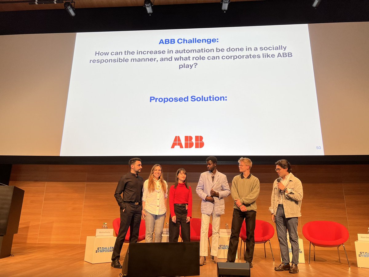 StGallenClubMx's tweet photo. Felicitamos 👏 a los miembros de la delegación mexicana 🇲🇽 que formaron parte del equipo ganador del reto #ABB en el @SG__Symposium 

#51sgs #CollaborativeAdvantage https://t.co/fKBIG6YGdh