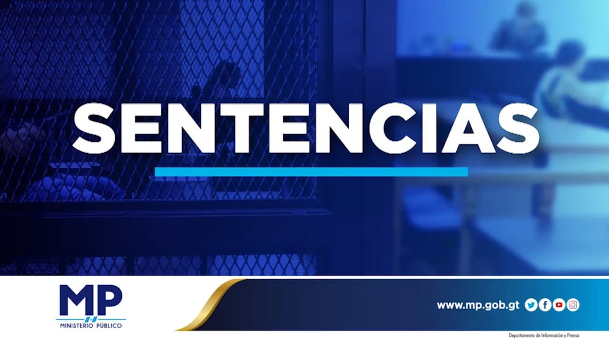 #SentenciCondenatoria

Fiscalía de Distrito de Baja Verapaz logró sentencia condenatoria de 6 años de prisión inconmutables en contra de Edmo Herberth Véliz Pérez por el delito de robo de equipo de terminal móvil.