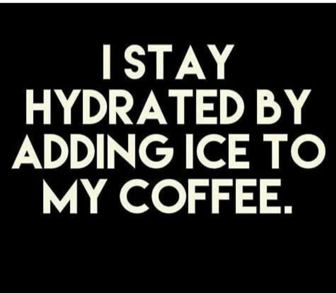 Your_Coffee_Fix's tweet photo. Water is water, right? #coolinside #coffee is #goodforyou ❤️ https://t.co/yS9nemRNk3