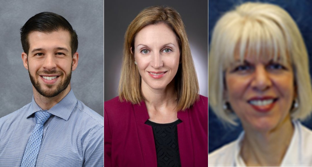 UGAPharmacy's tweet photo. Congratulations to the three outstanding preceptors selected to receive this year’s Preceptor of the Year Award:
 
- Dr. Daniel Anderson '18
- Dr. Amy Raufman Knauss '99
- Dr. Geneen Gibson
 
Thank you for the difference you make in the lives of our students every day! https://t.co/2YiP7ZfGoS