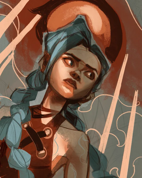 An older sketch I cleaned up. #arcanefanart #arcane #jinx 