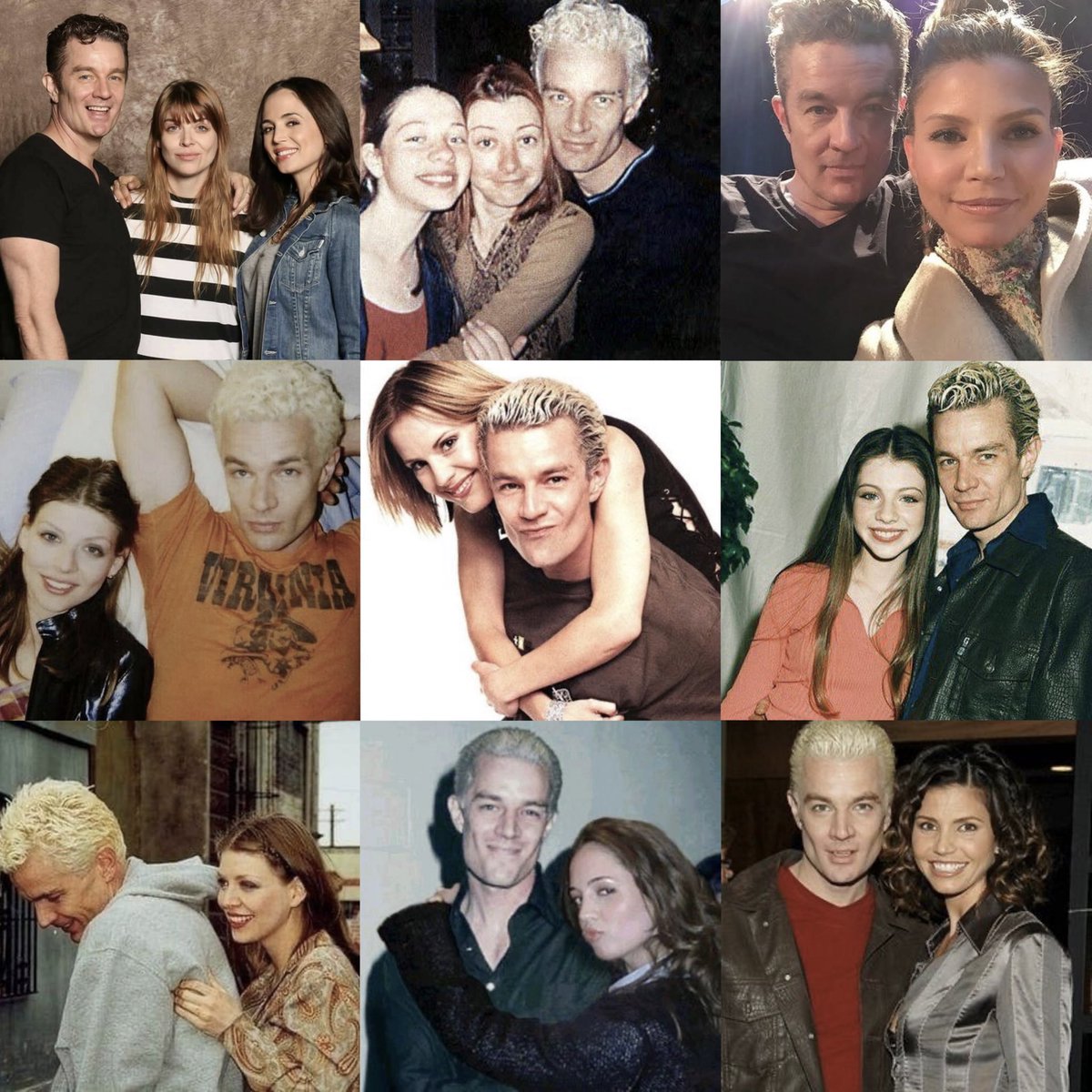 editsofspuffy's tweet image. spike with buffy’s favorite girls &amp;lt;3