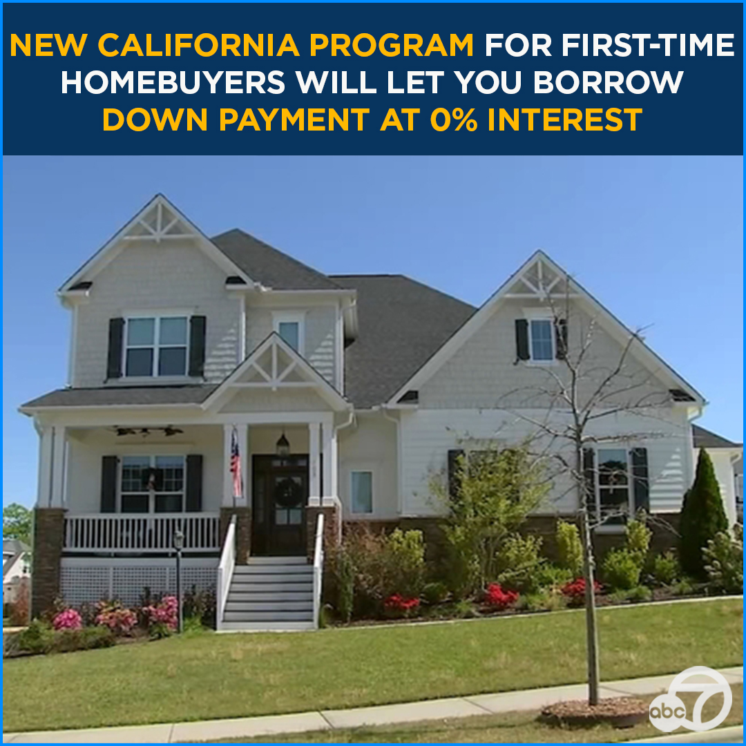 Calling all first-time homebuyers! The state of California launched two programs last month to help those interested in becoming homeowners, and one of them allows first-time homebuyers to borrow a down payment at 0% interest. 🏠🤩💸 abc7.la/3KMQSJE