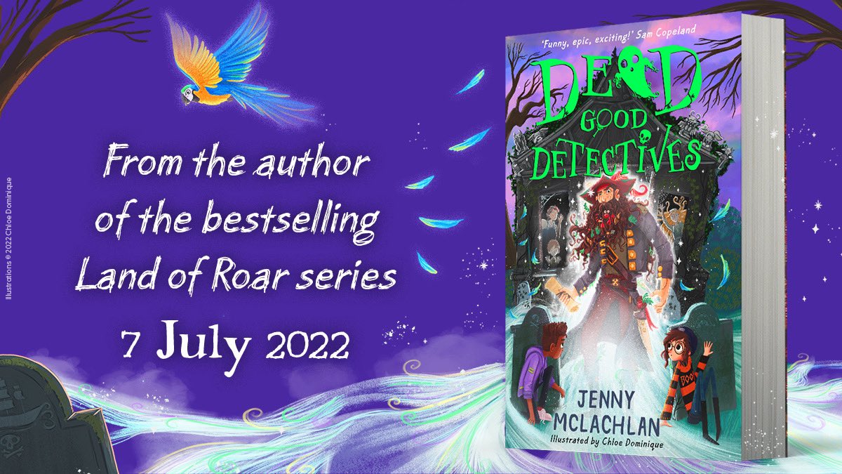 ✨COVER REVEAL ✨

After LOVING the ‘Land of Roar’ series from @JennyMcLachlan1 I am thrilled her new series - ‘Dead Good Detectives’ - is coming in July! 

I hope you’re all as excited as I am for this new release from <a href="/FarshoreBooks/">Farshore</a> 💀✨