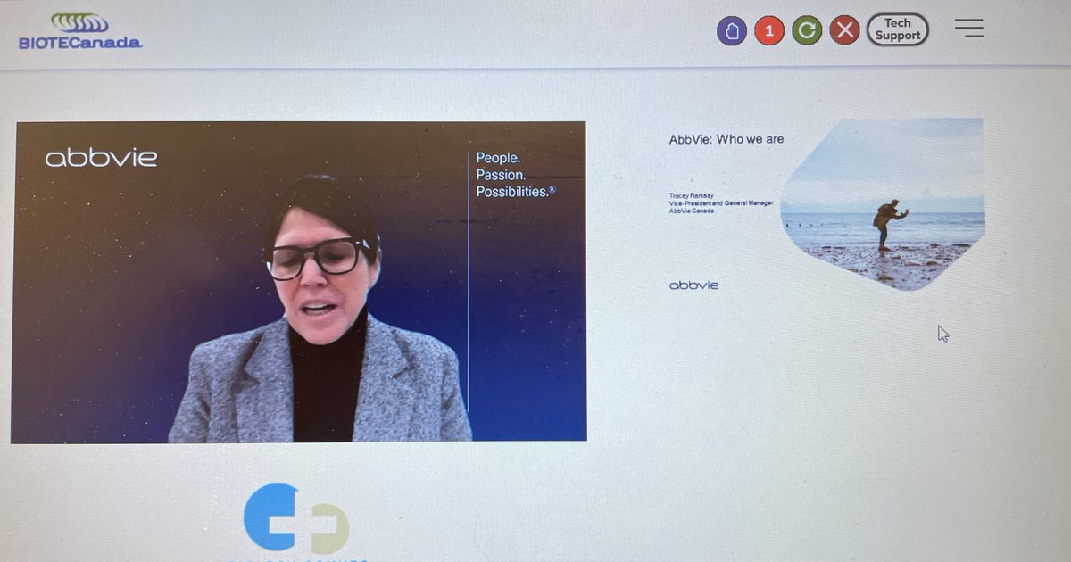 Thank you, <a href="/BIOTECanada/">BIOTECanada</a> for hosting an excellent Bio+ech Connec+ virtual event. There was some great discussion about early-stage Canadian #research today.