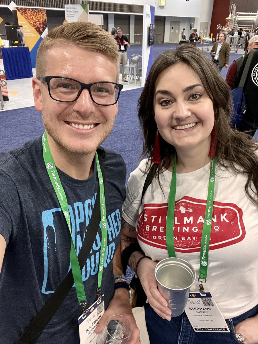 Ran into our good friend, Stephanie, from <a href="/StillmankBeer/">Brewer</a> at #CraftBrewersCon!