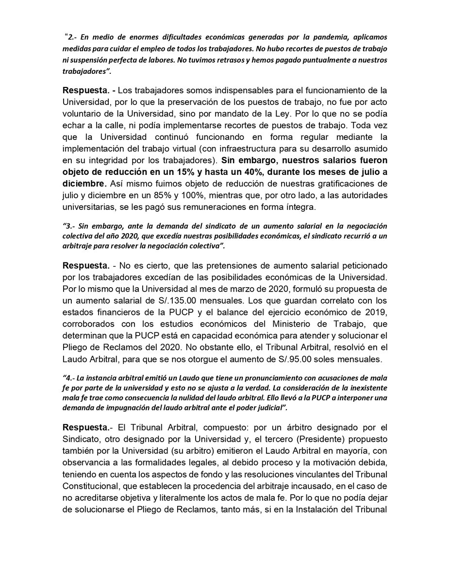 Sindicato PUCP tweet media