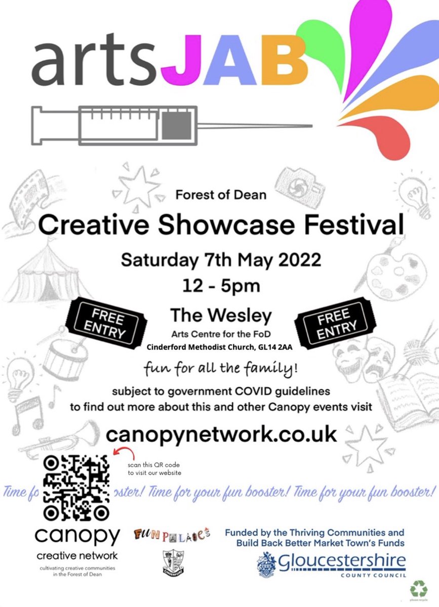 Artist Sara Rickard working with students to create headpieces to wear to celebrate the opening of a new art centre in Cinderford. Please come along and support the event and our students as they wear their creations.