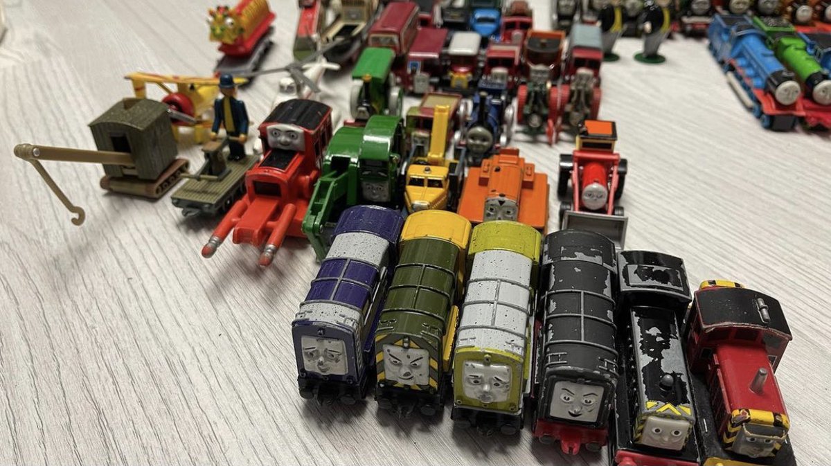 waynetaylor111's tweet image. Thomas the Tank Engine, my sons from when he was a nipper

#fatcontroller #thomas #toycollection #vintagetrains