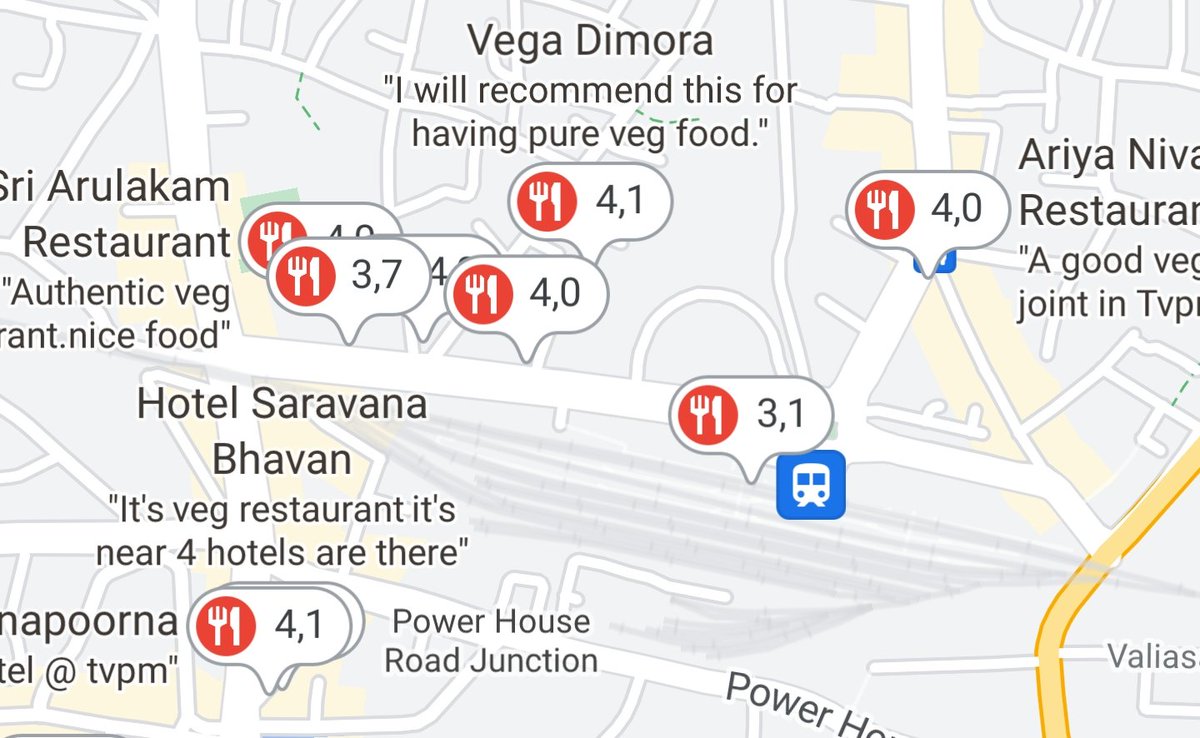 sandy0021's tweet photo. @MeenakshiKamat2 @InsureMeForever @Andy_gandhi @CGH_Earth May be they took you for a ride I guess. But considering you are tweeting, I assume you know very well to use google maps as well.  Now please locate the railway station in the below map. :) https://t.co/UsXiV8ALyg