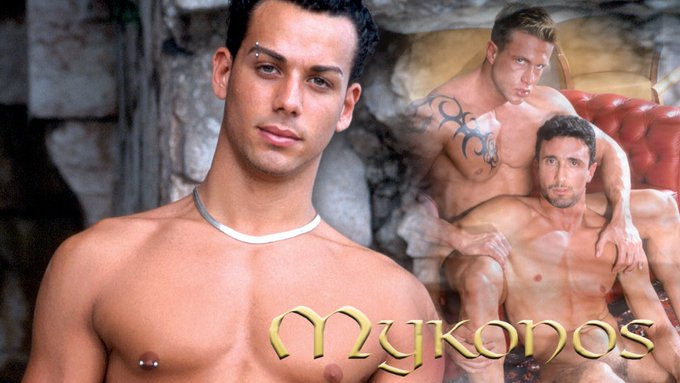 MYKONOS ( @GayVN Award winner, Best Amateur) . Now HD-upscaled and streaming exclusively at 
?? https://t