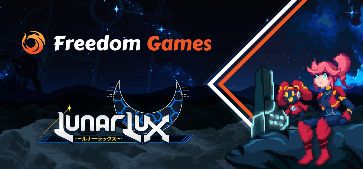 LunarLux 🌙 (@lunarluxgame) on Twitter photo Hi friends! We're very excited to announce that LunarLux is being published by Freedom Games! <a href="/freedomgamesgg/">Freedom Games is now indie.io</a>
We couldn't have done it without all of your support!
Read all about it over on our Discord! discordapp.com/invite/zBw3c3F
#FreedomGames #LunarLux #IndieGame #GameDev Hi friends! We're very excited to announce that LunarLux is being published by Freedom Games! <a href="/freedomgamesgg/">Freedom Games is now indie.io</a>
We couldn't have done it without all of your support!
Read all about it over on our Discord! discordapp.com/invite/zBw3c3F
#FreedomGames #LunarLux #IndieGame #GameDev