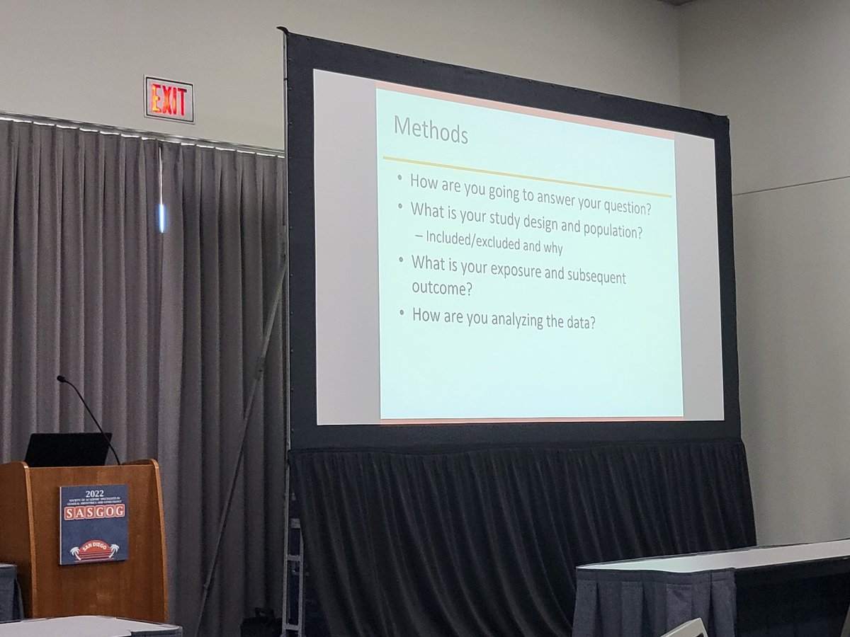 REMFeasterMD's tweet photo. Loving learning how to make the best manuscript by following the recipe. Thanks to Dr's. Wagner and Chauhan for sharing! #SASGOG https://t.co/EXgwb3JJ4S