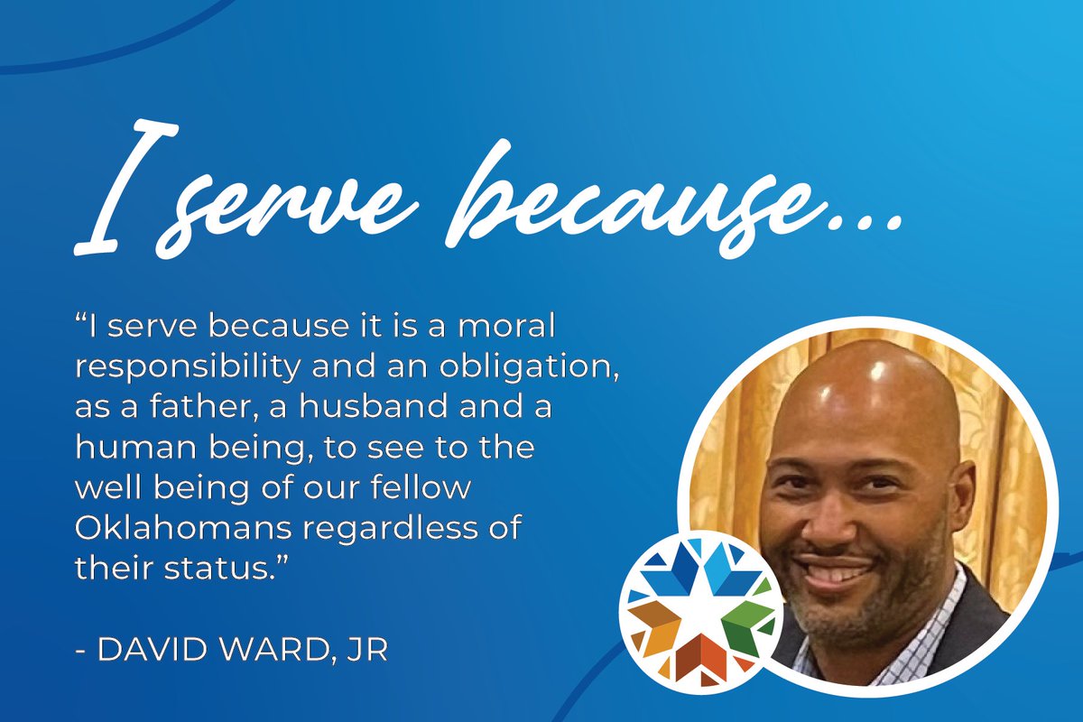 ok_hca's tweet photo. David Ward, Jr. has served Oklahomans at OHCA for 11 years. He is the Director of Long Term Services and Supports and has a passion for improving the quality of life for SoonerCare members.
Tell us why you serve at OHCA! ⬇️
#PSWR #IServeBecause #OHCATogether https://t.co/Iaiy3UkZQz