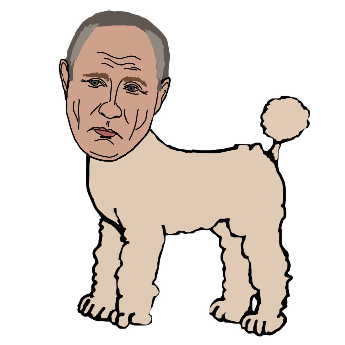 TheScandis's tweet photo. I ain’t #Putin on that princess dress. Do I look stupid? #PutinMeme #NFTmeme #NFTCommunity https://t.co/cHLzMvkod4