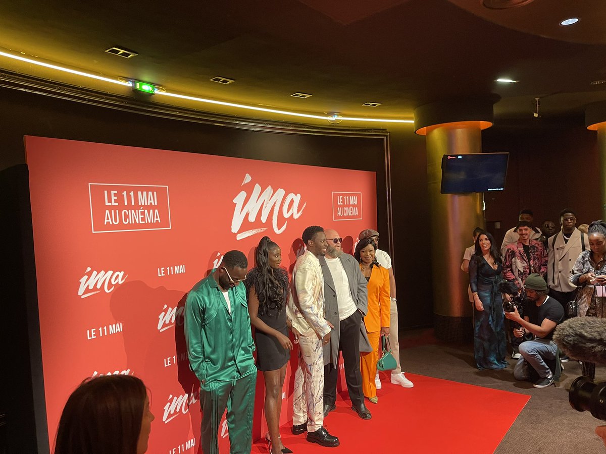 PatheBCAfrique's tweet photo. Avant-première du film #IMALEFILM au Gaumont Champs Élysées @PatheGaumont en présence de l’équipe du film @Dadju @Karidjatoure @DjimoOfficiel @NilsTavernier @PatheLive_FR !!!
😎🤩 A partir du 10 mai en avant-première dans toutes les salles de cinéma de France et d’Afrique ! https://t.co/H1jSaqnJji