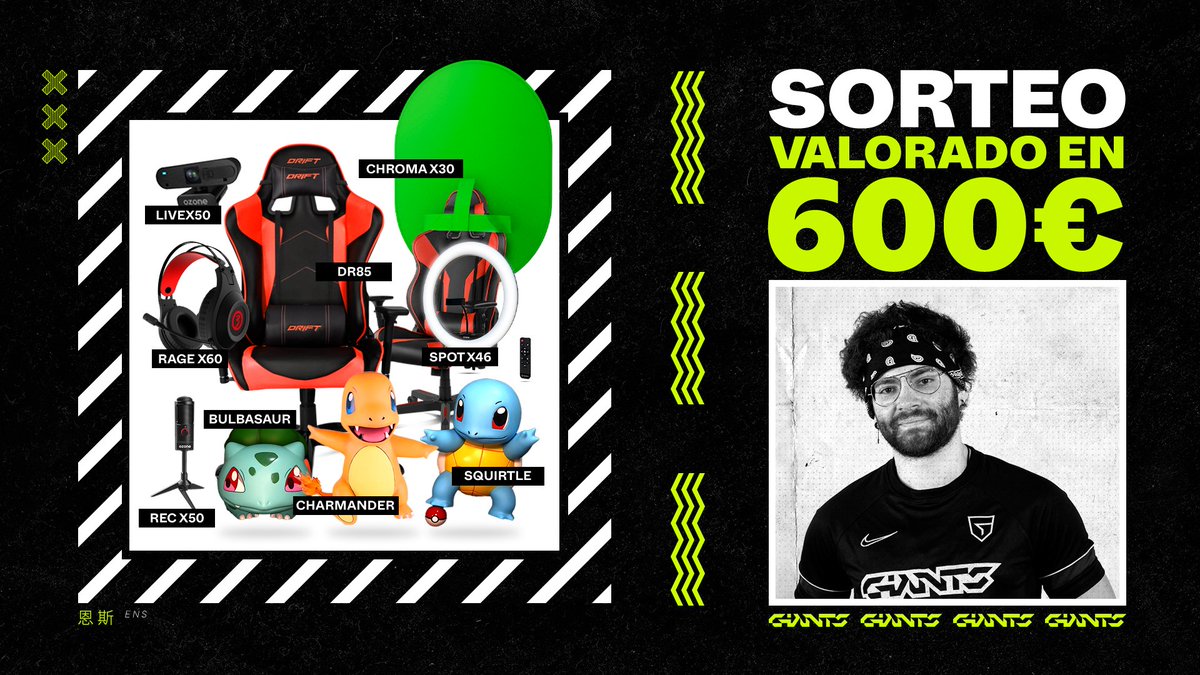 soy_yosu's tweet photo. 🔥 El amor de ella no... PERO ESTE SORTEAZO SÍ ¡Participa GRATIS!🔥

🔄RT al tweet 🔄
❤️Me gusta ❤️
✅Sigue a @giantsgaming y @soyyosu
🗣️Menciona a un amigo con el #SorteoYosuXGiants

Para tener más posibilidades de GANAR. Pincha en el link del siguiente tweet ⬇️⬇️ https://t.co/v7v8DaOSPT