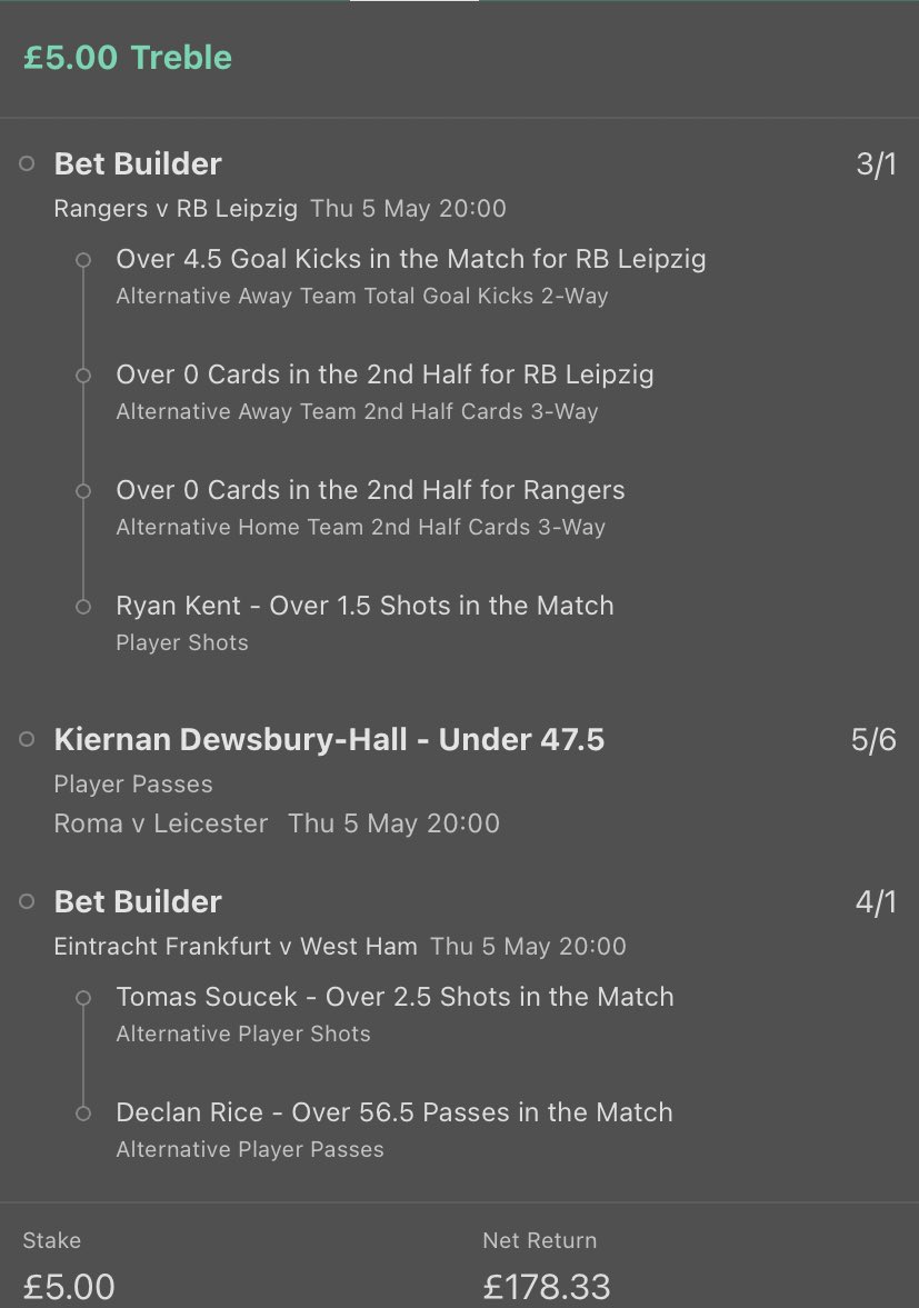 CM_Value_Bets's tweet image. European treble

I will give one person £78.33 should this bet win

To have a chance of winning :

🛑 must follow me‼️
🛑1 like = 1 entry ❤️
🛑1 retweet = 2 entries♻️