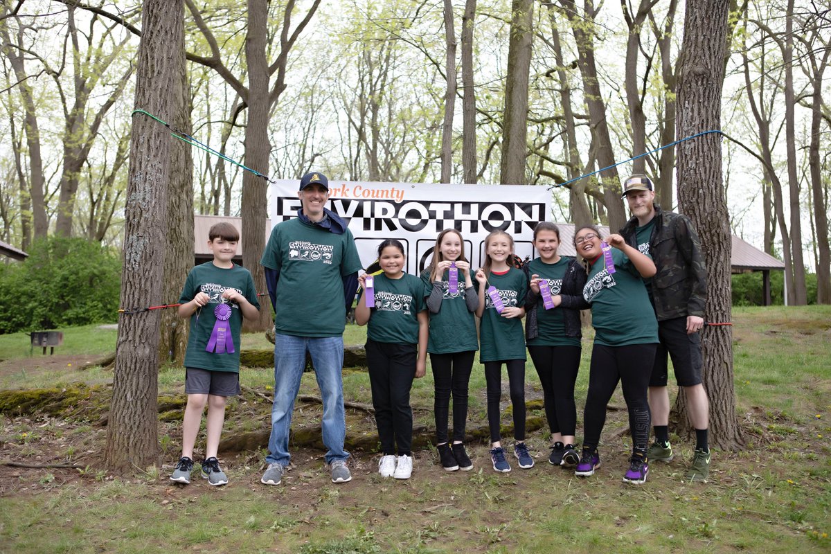 LEIBSTEM's tweet photo. Congratulations to the Leib Elementary Rebel Raccoons for their 7th place finish in the 5th and 6th Grade York County Envirothon competition.  Way to bring home a ribbon and represent Leib well!  @dasdleib @yorkcountypa @YorkCountyParks https://t.co/xre7N1IVao
