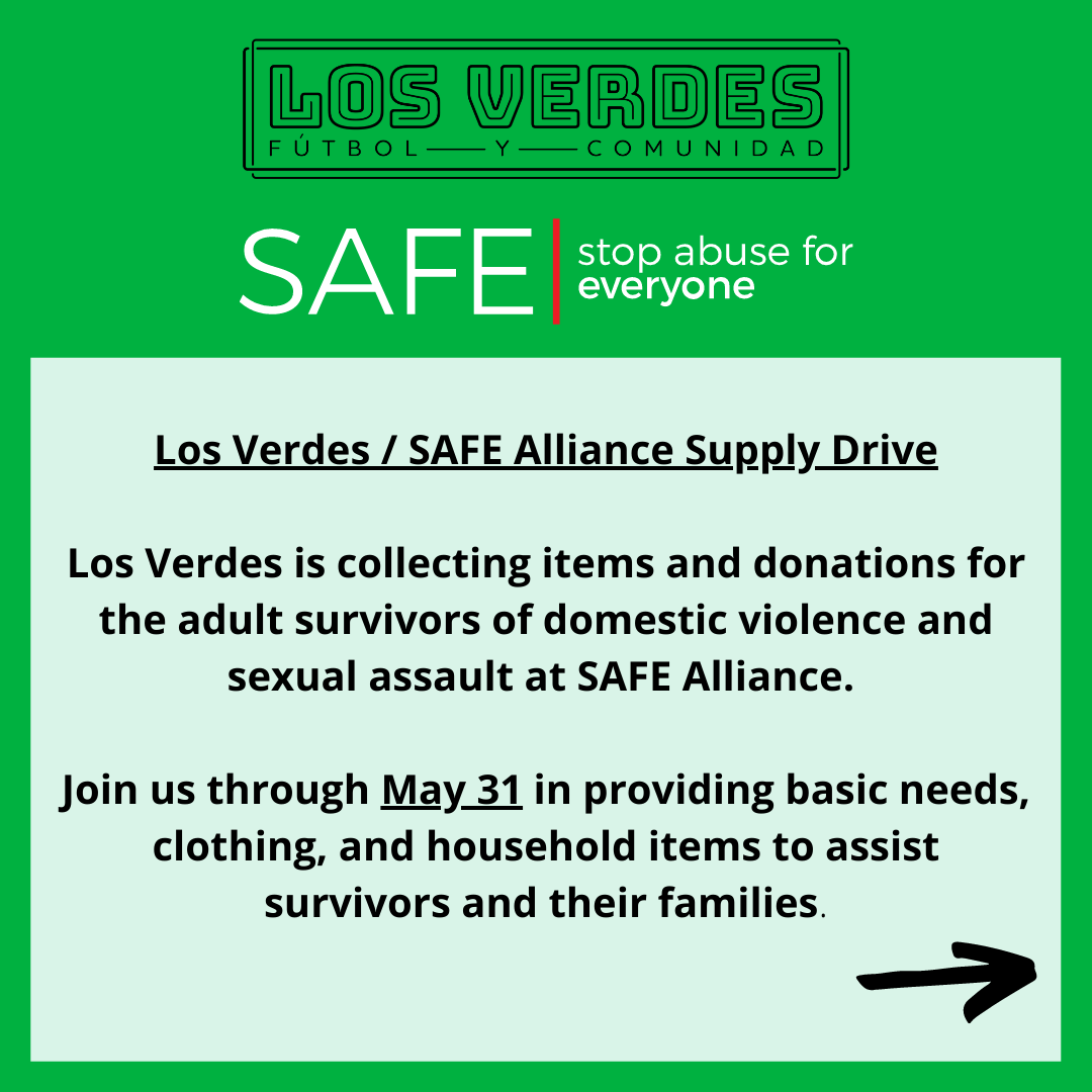LosVerdesATX's tweet photo. LV is collecting items for the adult survivors of domestic violence and sexual assault at @SAFEatx . Join us in providing basic needs, clothing, and household items to assist survivors and their families.

Learn more: https://t.co/lTZGShN1iz

GIve $: https://t.co/CNM9fI8BEE https://t.co/3hIqZ222s4