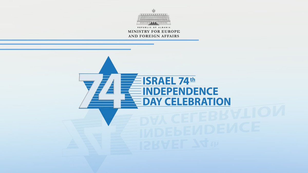 AlbanianDiplo's tweet photo. Wishing #Israel 🇮🇱 a happy Independence Day! We wish the people of Israel a peaceful and prosperous future. 🇦🇱🤝🇮🇱 https://t.co/KOAXmYUEtJ