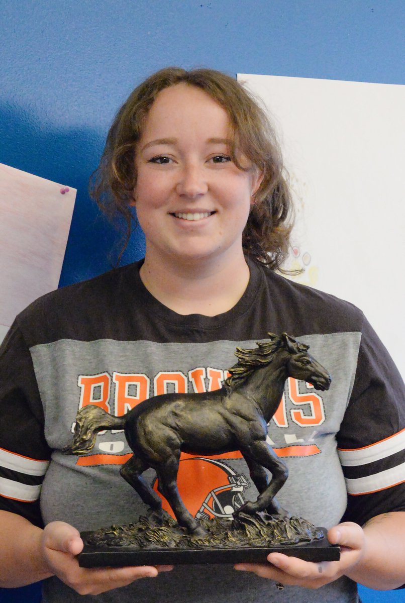 Ms. Sarah Martinko is May Staff Shout Out award recipient! She is the English Learner teacher at both SMH and SME. "She encourages her students to push hard for their own success," said a peer. "She has done so much to help them with problem-solving, and she is so creative!" 💙👏