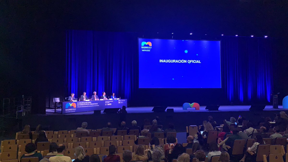 Vamoooos! Inauguración oficial del congreso #SEFAC2022 después de mucho tiempo! Ahora , a aprovecharlo!