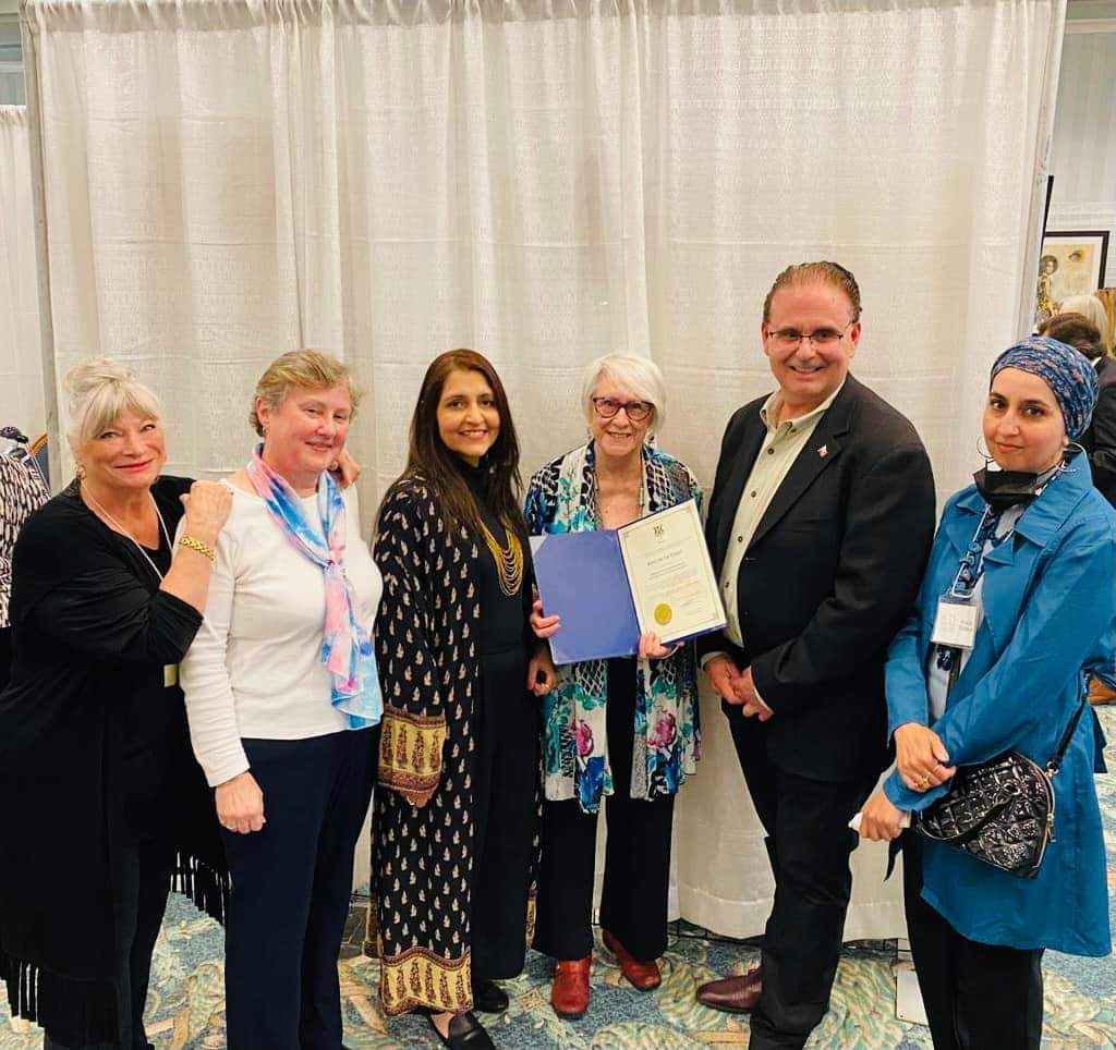 Some of AOTC's hard working board of directors with Rudy Cuzzetto.