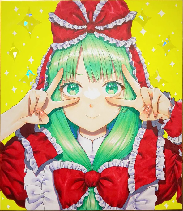 大色紙2枚、例大祭に持っていきます! 
