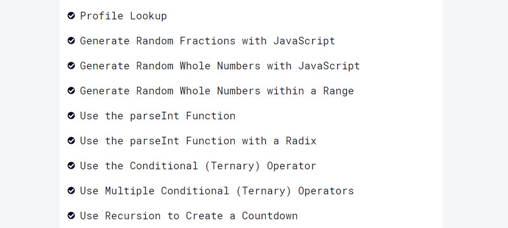 ZevrohCodes's tweet photo. Day 12 of #100DaysOfCode #webdeveloper #FrontEnd 
@JavaScript #javascript 

Have a productive day! 🏅

Today I:
- Learnt to generate random numbers through Math.random
- Learnt to round a number to nearest integer with Math.floor
- Learnt to make a countdown https://t.co/pAEbuesiDg