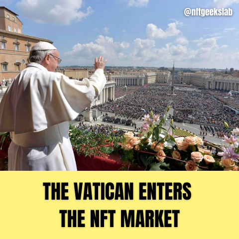nftgeekslab's tweet photo. 🤖Blockchain technology is definitely not the first topic for discussion in the Vatican. But, now the church will use blockchain to extend the availability of the Vatican’s heritage to people. 
#NFTs #NFTCommunity https://t.co/P5dNHlhcZu