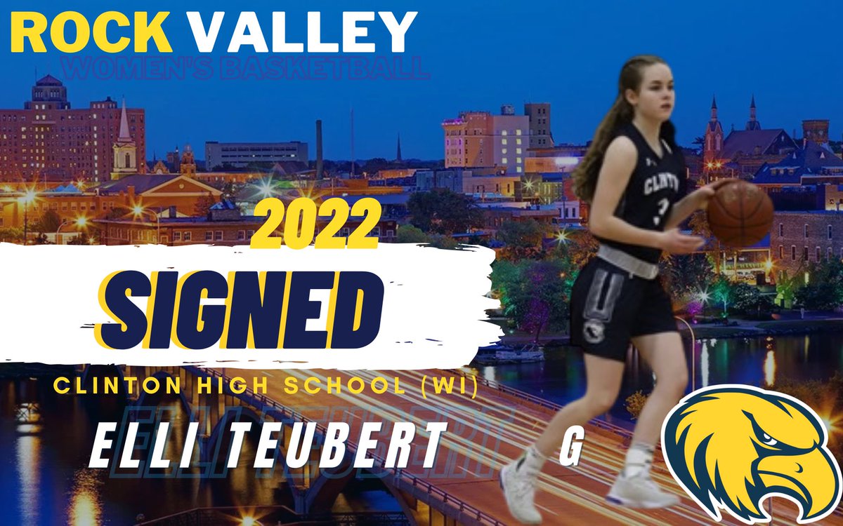 RVC_WBB's tweet photo. Excited to announce the addition of 5’5 Guard Elli Teubert from Clinton High School in Clinton, WI to the #RVCWBB family! 🦅

Welcome to #TheNest! https://t.co/lljnTrNbjF