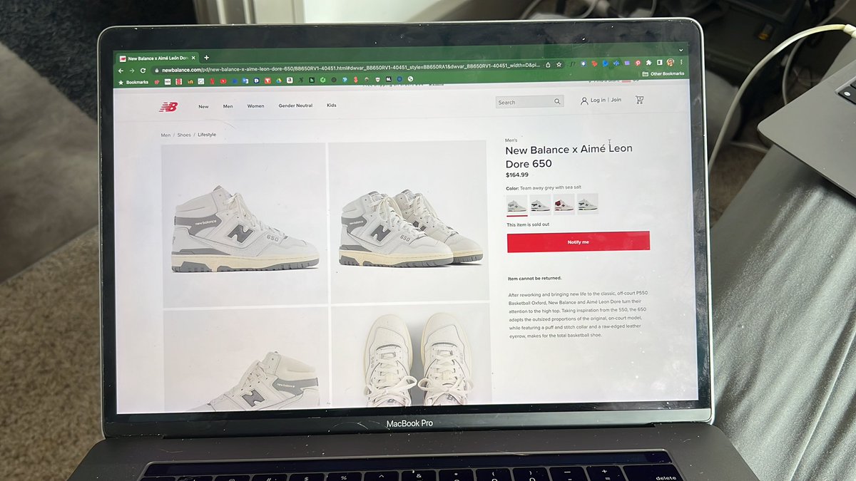 Jmilly64's tweet photo. @sneakerhuddle Made it through sold out L’s all around https://t.co/6Te6mbjplv